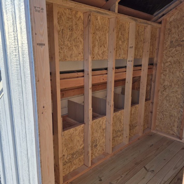 Amish-built shed project by J&J Barns