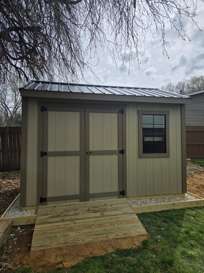 Amish-built shed project