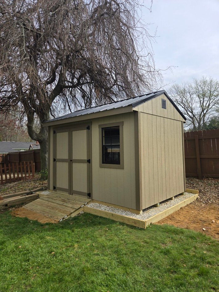 Amish-built shed project
