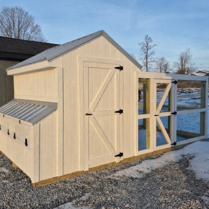 Amish-built shed project by J&J Barns