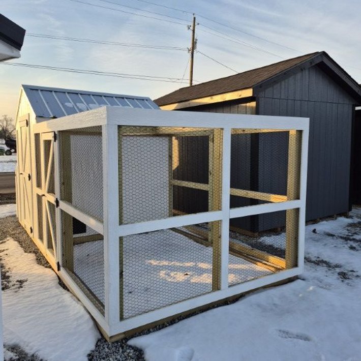 Amish-built shed project by J&J Barns