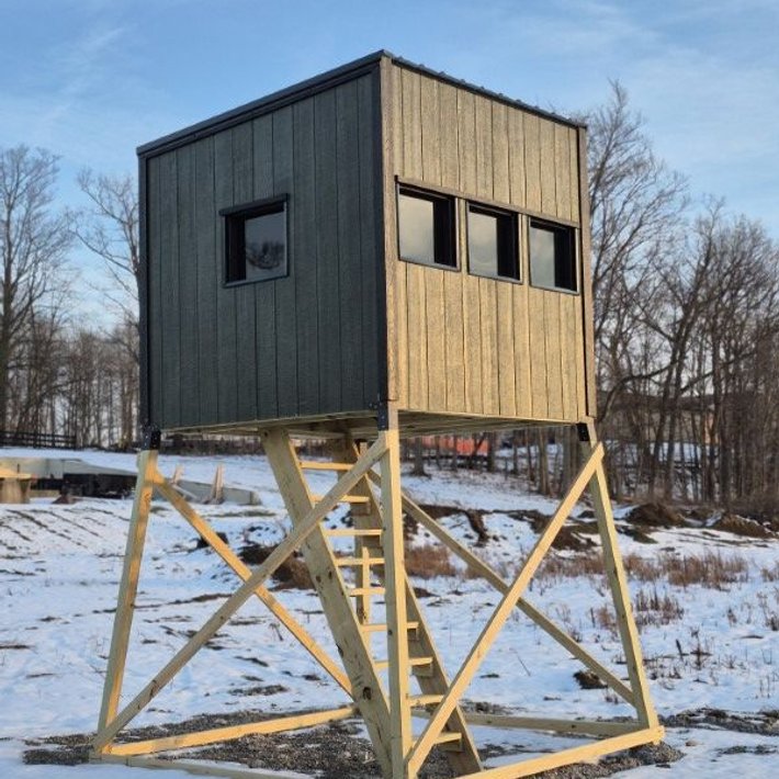 Amish-built shed project by J&J Barns