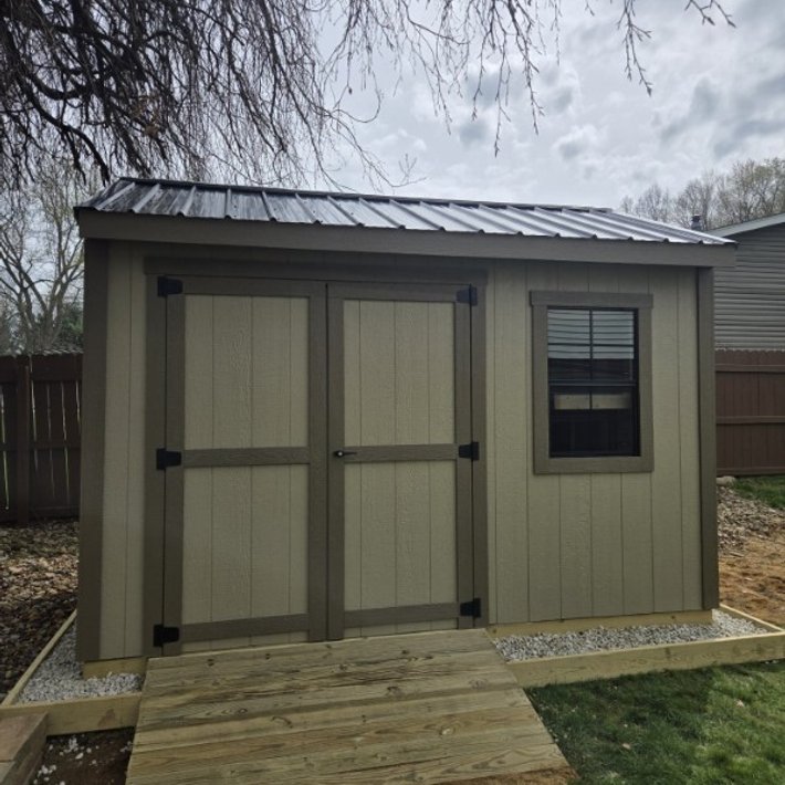 Amish-built shed project by J&J Barns