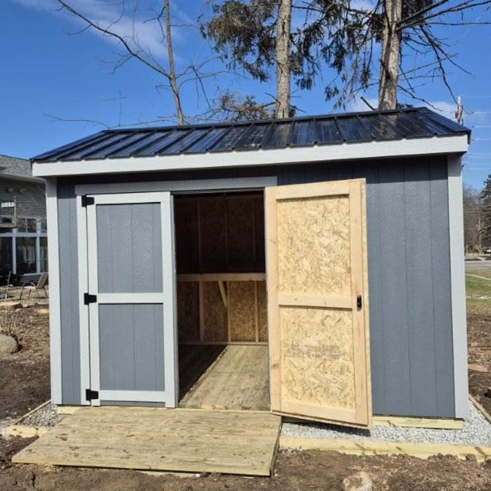 Amish-built shed project by J&J Barns