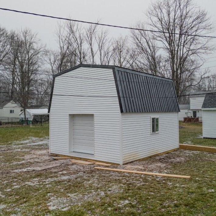 Amish-built barn project by J&J Barns