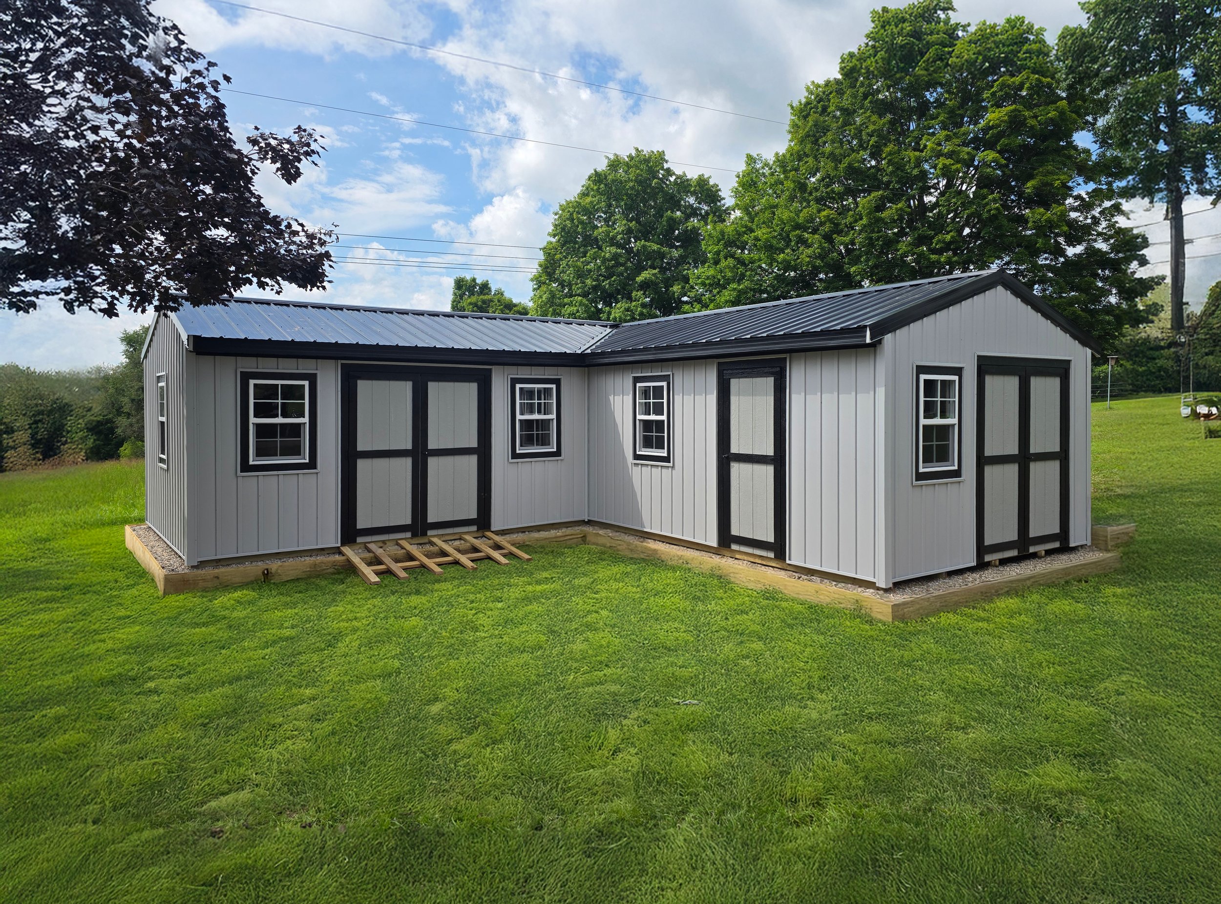 Amish-built shed by J&J Barns